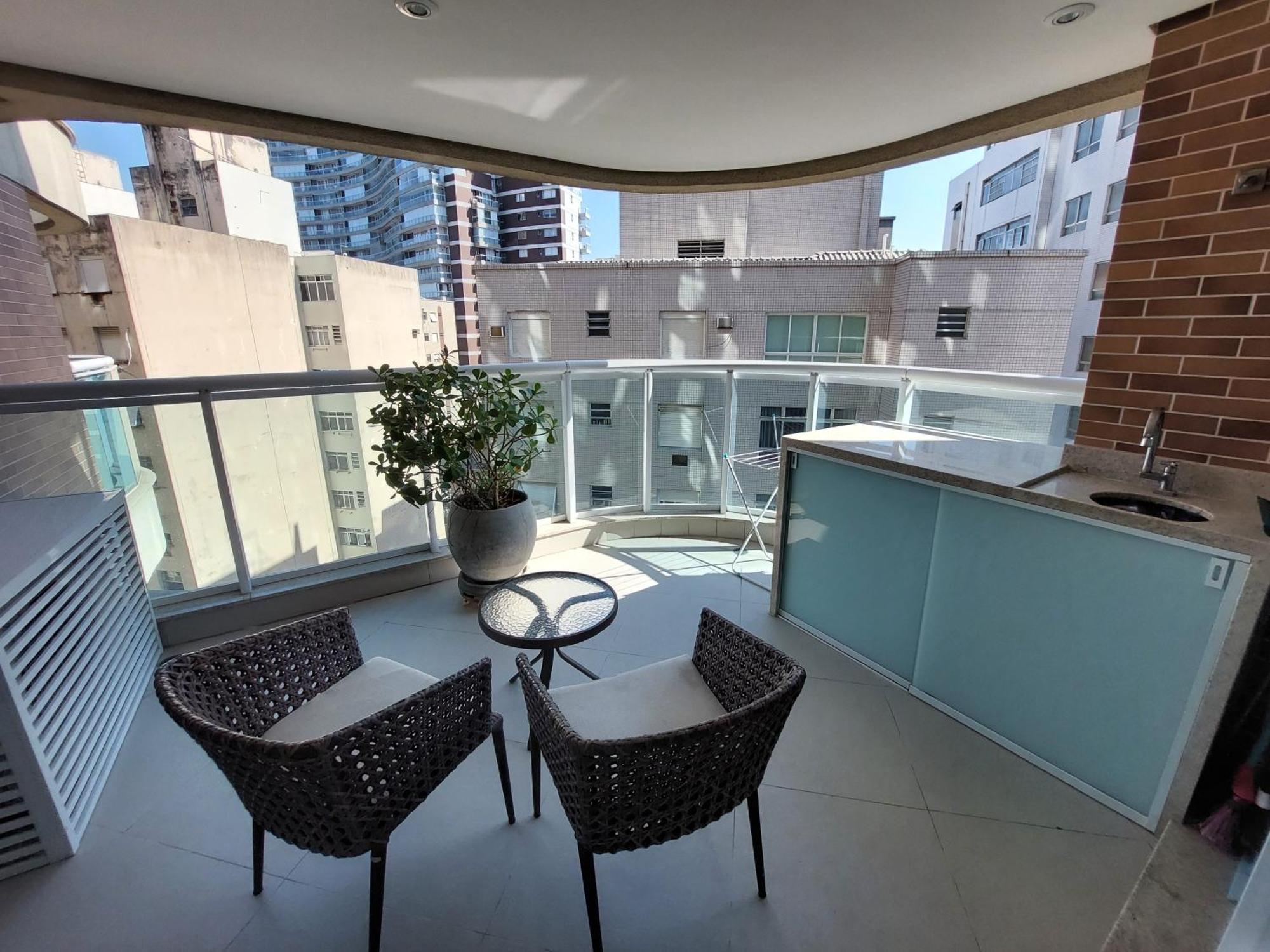 Book Santos Estanconfor 905 Charmoso Ap Executivo Quadra Praia Exterior photo
